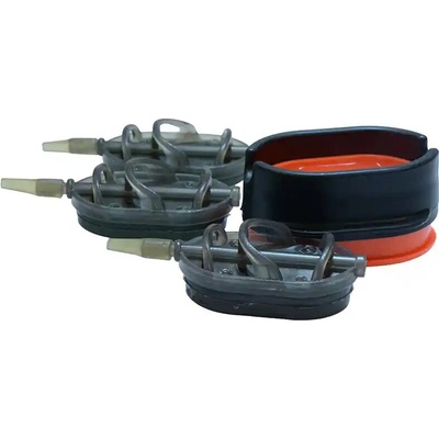 CARP EXPERT - Sada kŕmidiel s formičkou Oval Method Set 3 ks 30 + 40 + 50 g