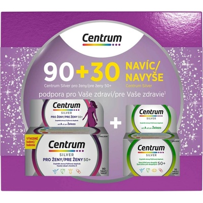 Centrum Silver pro ženy 50+ 90 tablet + 30 tablet