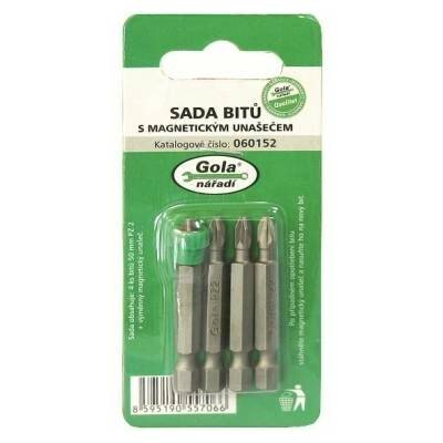 GOLA Sada bitů PZ2 s magnetickým unašečem 060152