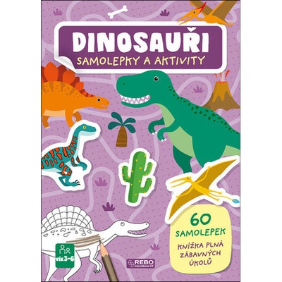 Dinosauři samolepky a aktivity