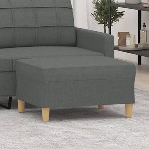 vidaXL Табуретка, Тъмносив, 70x55x41 см, Плат (349272)