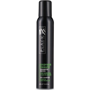 Black Dry Shampoo Keratin And Argain Oil suchý šampón s keratinem a arganovým olej 200 ml