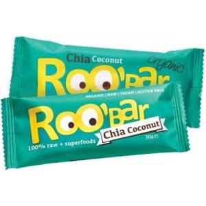  Био суров десерт Roo bar чиа и кокос 30гр