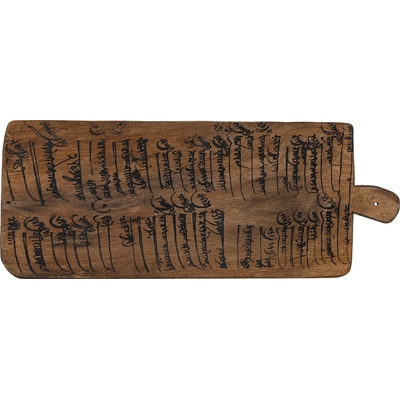 Bloomingville Дъска за сервиране Gratia дървена 20 x 53 см (82059504)