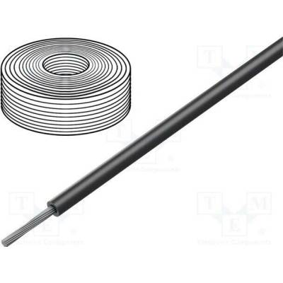 Mueller Electric WI-M-10-100-0 Vodič lanko Cu 1x10AWG silikon černá 1,1kV 30m 10AWG pružná