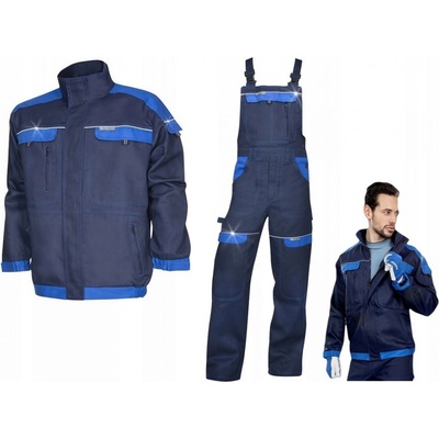 Ardon H8420 Montérky s laclem Cool Trend Tmavě modrá/světle modrá