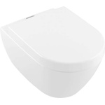 Villeroy & Boch Subway 2.0 - Окачена тоалетна чиния, Aquareduct, DirectFlush, дълбоко промиване, алпийско бяло 5614A101 (5614A101)