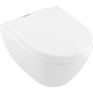 Villeroy & Boch Subway 2.0 - Окачена тоалетна чиния, Aquareduct, DirectFlush, дълбоко промиване, алпийско бяло 5614A101 (5614A101)