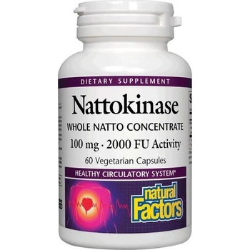 Natural Factors Натокиназа 100 mg 60 капсули | Natural Factors (1725 NF)