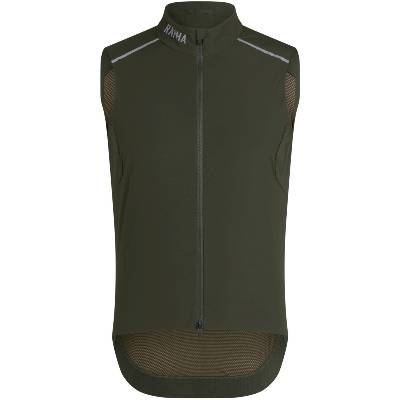 Pánska cyklistická vesta Rapha Men's Pro Team Gilet - dark green / silver reflective XL