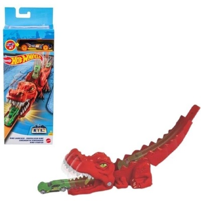 Mattel Hot Wheels: Летящ звяр - Елемент с динозавър писта (GVF42)