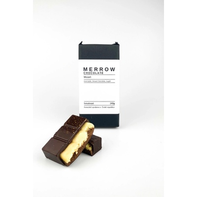 Merrow Chocolate Mozart tmavá tabulka 240 g