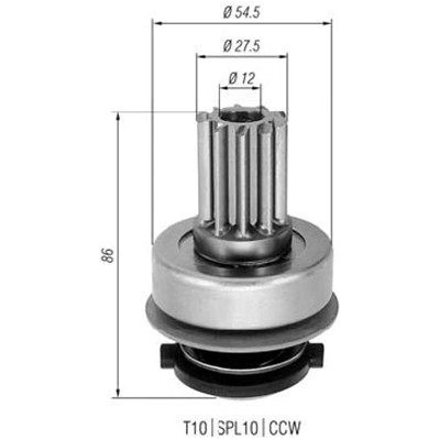 Pastorok, štartér MAGNETI MARELLI 940113020274