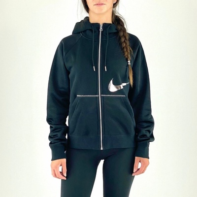 Nike W NSW ICN Clsh FZ FLC čierna