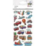 TITANUM Stickers convex vehicles mix 19pcs
