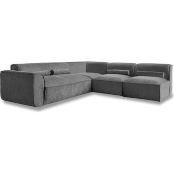 Miuform Сив ъглов диван (десен ъгъл) Flex Felix - Miuform (2078SO97)
