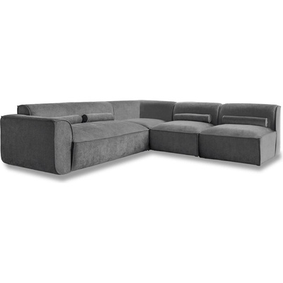 Miuform Сив ъглов диван (десен ъгъл) Flex Felix - Miuform (2078SO97)