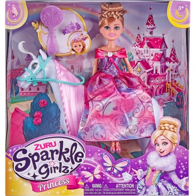 Alltoys Princezna Sparkle Girlz s koněm
