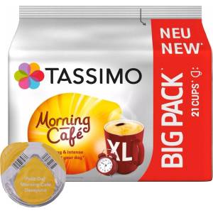 TASSIMO | Morning Café Strong & Intense XL - 21 капсули за Tassimo