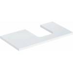 Geberit Плот за мивка Geberit One с десен изрез 90 см, гланцово бяло (505.313.00.1)