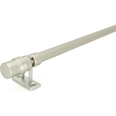 KovovégarnýžeCZ Teleskopická Mini garnýž CYLINDER matný nikl 40-60 cm