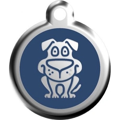 Red Dingo známka vč. rytí Pes Modrý 30 mm – Zbozi.Blesk.cz