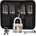 Mobilly комплект шперцове LockPick 17 в 1 с прозрачна тренировъчна ключалка (ML0019)