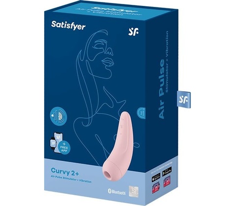 Satisfyer Curvy 2+ ružový