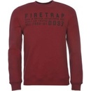 Firetrap Salva Crew Sweater Burgundy