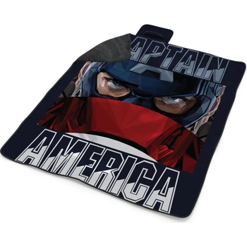 Sablio Detská deka pre bábätko Kapitán Amerika pohled přes štít