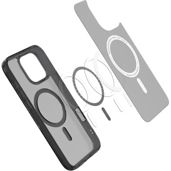 Spigen Калъф Spigen Ultra Hybrid "T" MagSafe за iPhone 16 Pro Max - черен (8809971233637)