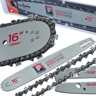 Powermat PM-PR-16C2 vodiaca lišta na pilu 16" 0,325 400mm 66z + 2x reťaz