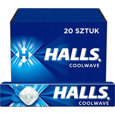 Mondelez Halls Coolwave 20 x 33,5 g