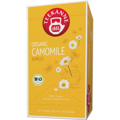 TEEKANNE Organic Camomile 20 pyramidových sáčků