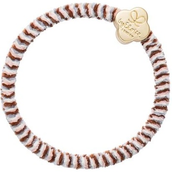 By Eloise London Velvet Gold Quatrefoil гривна / ластик за коса