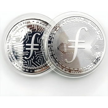 HARAHU Монета Filecoin - Сребърна KP13429 (13429)