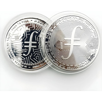 HARAHU Монета Filecoin - Сребърна KP13429 (13429)