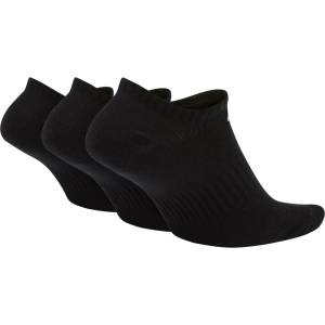 Nike Мъжки спортни чорапи Nike Everyday Lightweight Training No-Show Socks Sports socks - Black / White - размер XL (201-8893-0114)