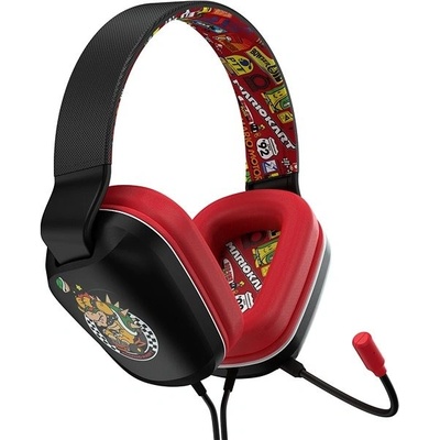 PowerA Wired Stereo Headset for Nintendo Switch Super Mario Kart Rivals NSHS0398-01