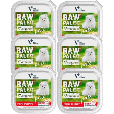 Vetexpert Raw Paleo Puppy Mini hovězí 6 x 150 g