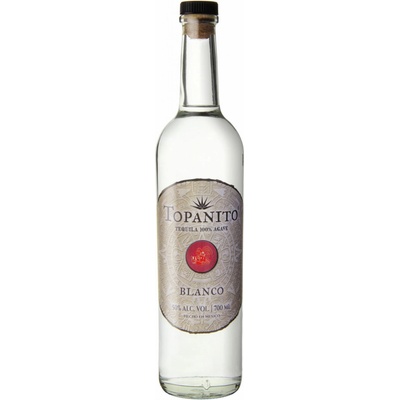 Topanito Blanco 100% Agave Tequila 50% 0,7 l (čistá fľaša)