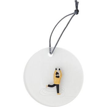 Raeder Коледна висулка Snowy Day Ice Skating 7 см (C92298)