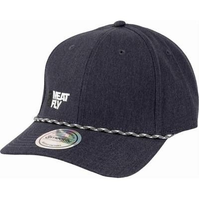 Meatfly шапка с равна козирка Dustin Flexfit Recycled Anthracite / White Decent Revital | Сива | Размер Meatfly | Siv | МЪЖЕ | ЕДИН РАЗМЕР