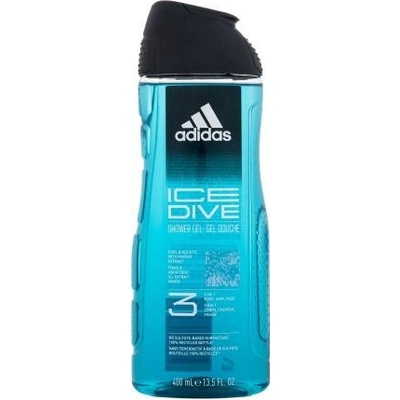 Adidas Ice Dive 3-In-1 sprchový gél 400 ml