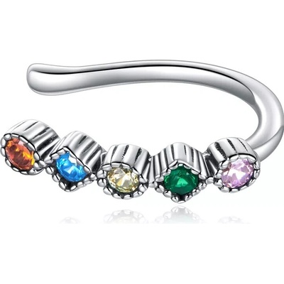 Linda's Jewelry strieborná záušnica Rainbow IN423