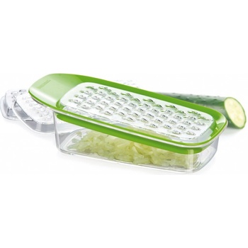 Tescoma Vitamino zelené – ruční, plastové, kuchyňské struhadlo s nádobkou