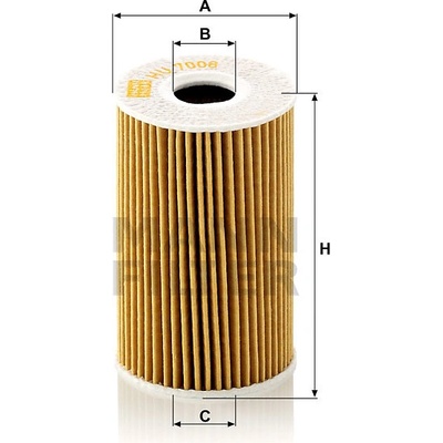MANN FILTER Olejový filter HU 7008 z