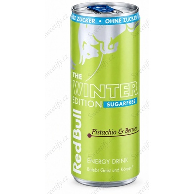 Red Bull The Winter Edition Pistachio Berries Sugerfree 250 ml – Zbozi.Blesk.cz