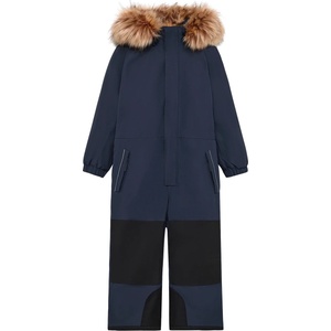 Color Kids Детска грейка Color Kids Kid's Coverall with Contrast & Fur Overall - Total Eclipse - размер 164 (EU) (702-6053-0621)