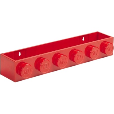 LEGO® Červená nástěnná police Storage 47,8 x 11,5 cm